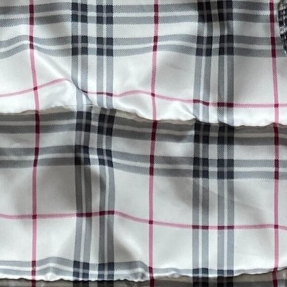 Vintage Aeropostle Plaid Faux Fur Hooded Vest Removable Hood Puffer 90s Y2K-L - Picture 10 of 16